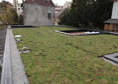 Toit végétalisé pour une maison neuve à Chambery (73) : réponse contre la chaleur estivale