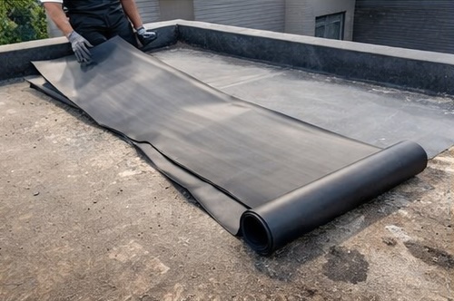 Rénovation d'une terrasse sur toit - étenchéité EPDM